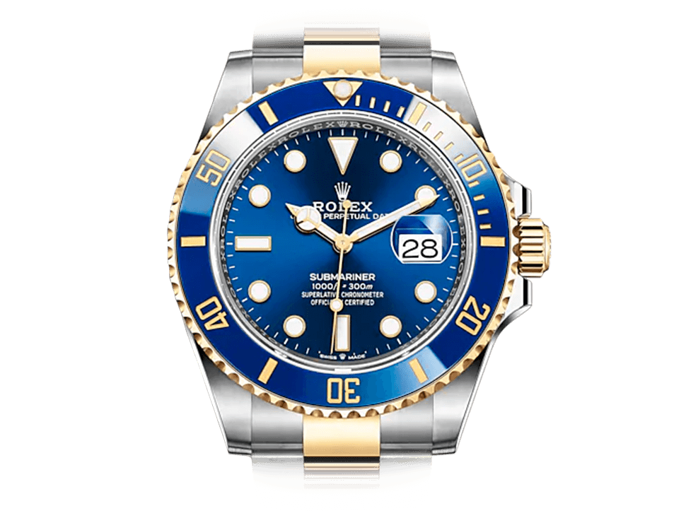 Buy original Rolex Submariner m 126613lb-0002 with Bitcoin!