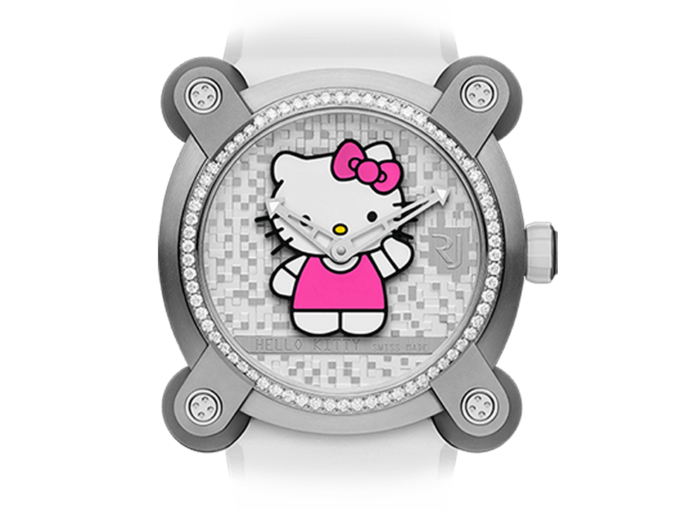 Buy original Romain Jerome MOON INVADER HELLO KITTY RJ.M.AU.IN.023.03 with Bitcoin!