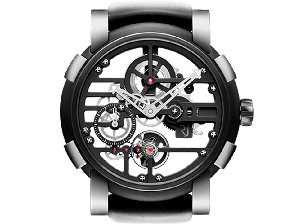 Buy original Romain Jerome SKYLAB STEEL BLACK RJ.M.AU.030.01 with Bitcoin!