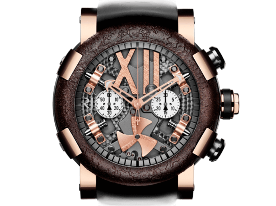 Buy original Romain Jerome STEAMPUNK CHRONOGRAPH RJ.T.CH.SP.003.01 with Bitcoin!