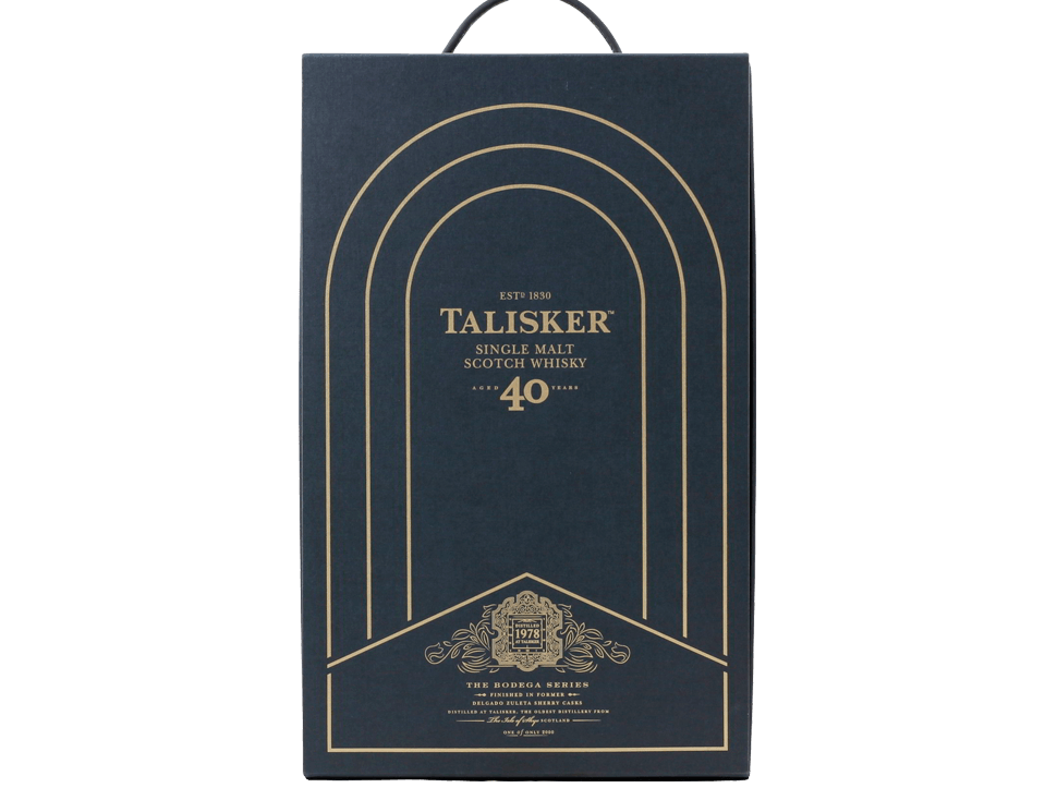 Buy original Whiskey Talisker 1978 40 years Bodega Collection with Bitcoin!