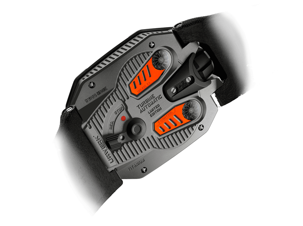 Buy original Urwerk Clockwork Orange  UR-105 TA with Bitcoins!