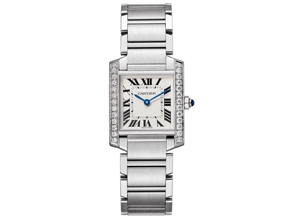 Buy original Cartier TANK FRANÇAISE W4TA0009 with Bitcoins!