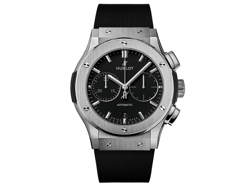 Buy original Hublot CLASSIC FUSION CHRONOGRAPH TITANIUM 521.NX.1171.RX with Bitcoin!