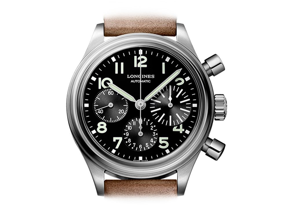 Buy original Longines Avigation L2.816.4.53.2 with Bitcoin!