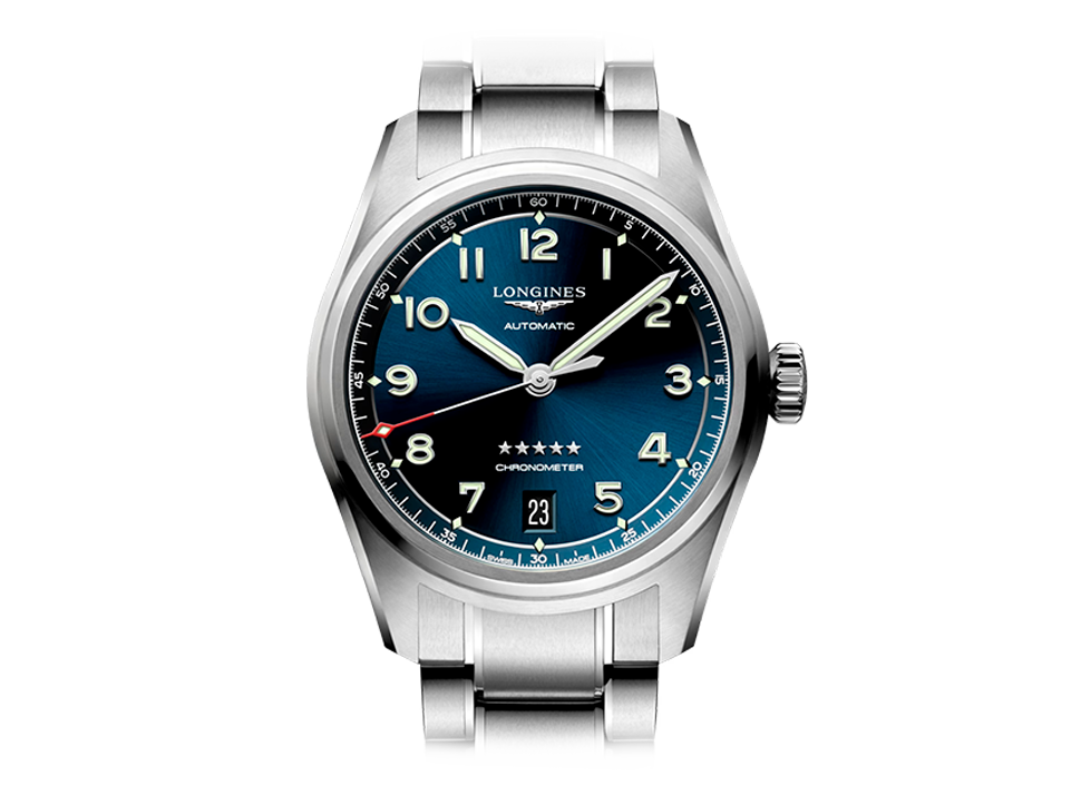 Buy original Longines Spirit L3.410.4.93.6 with Bitcoin!