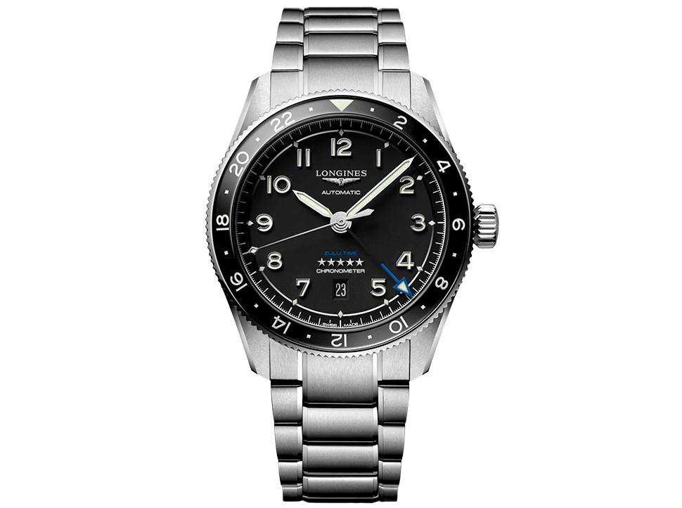 Buy original Longines Spirit L3.812.4.53.6 with Bitcoin!