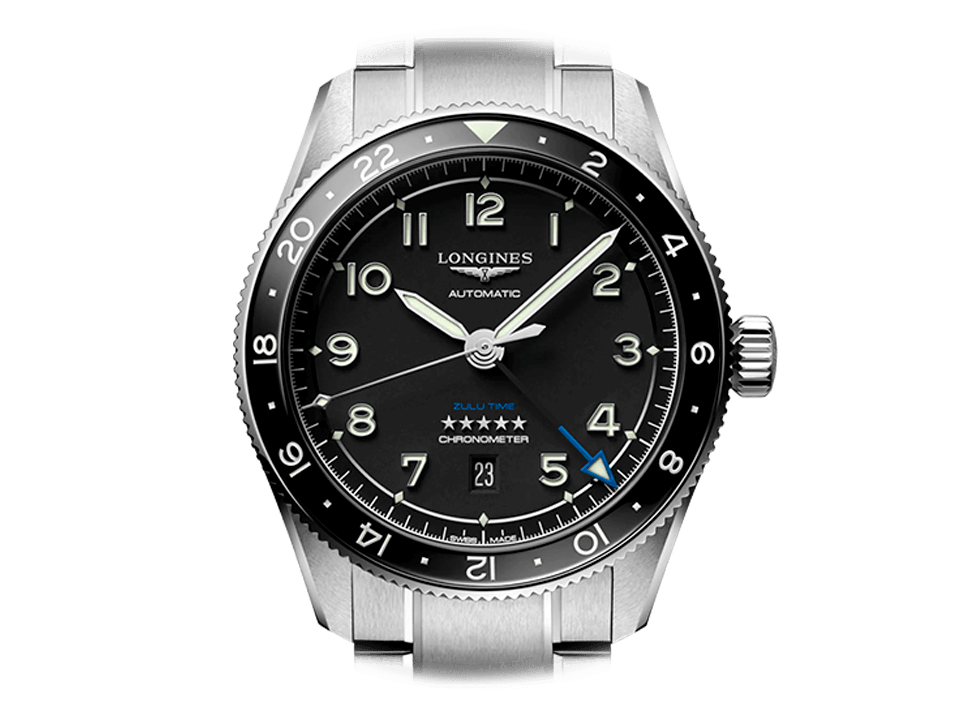 Buy original Longines Spirit L3.812.4.53.6 with Bitcoin!