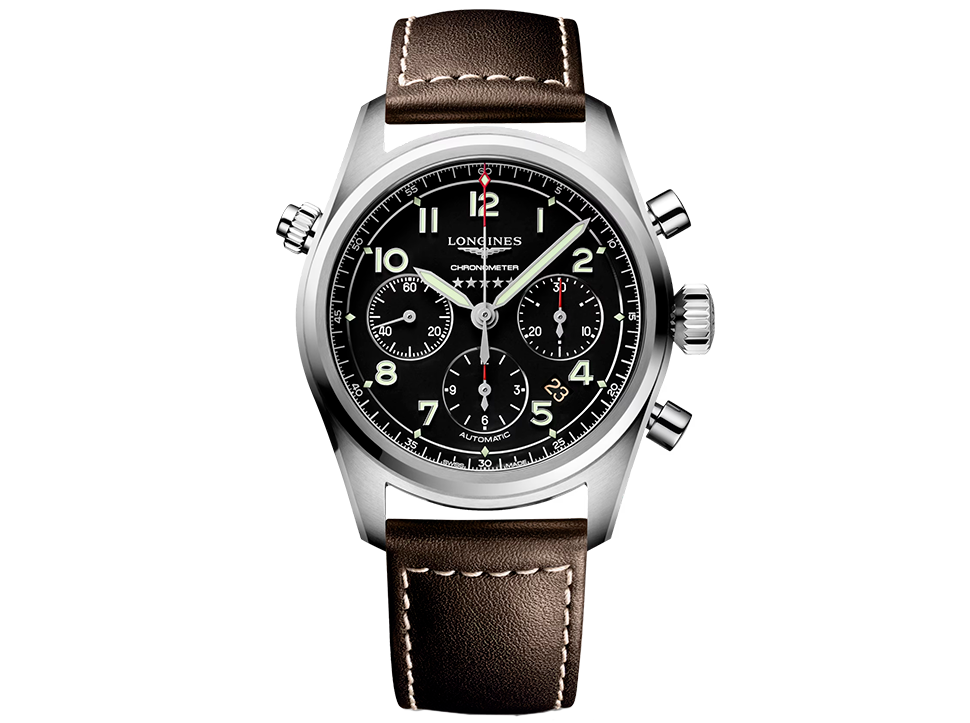 Buy original Longines Spirit L3.820.4.53.0 with Bitcoin!