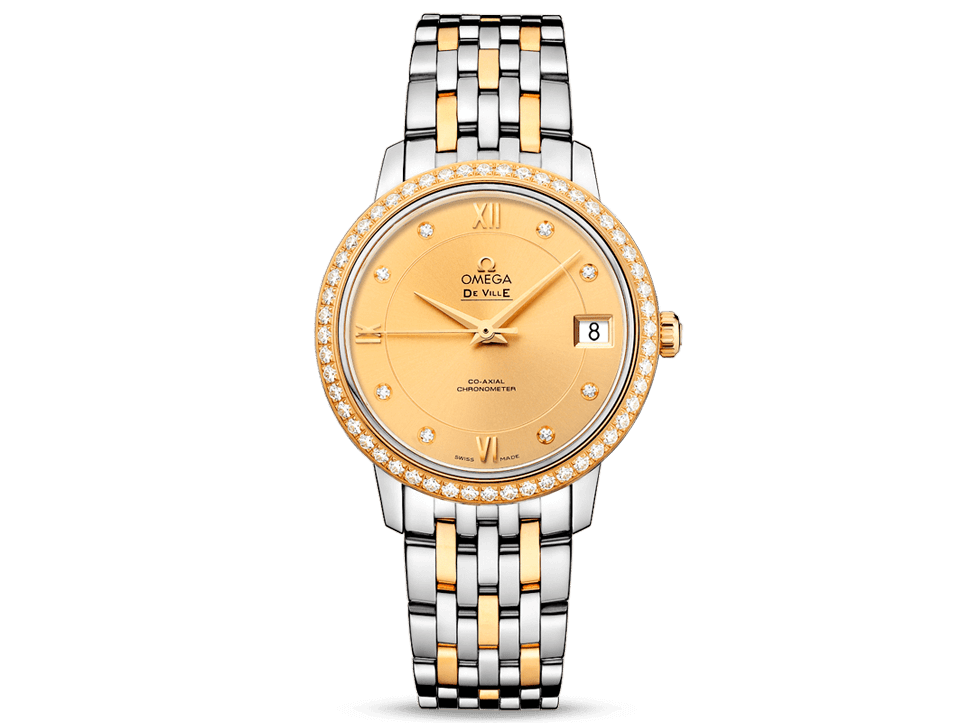 Buy original Omega De Ville Prestige 424.25.33.20.58.001 with Bitcoins!