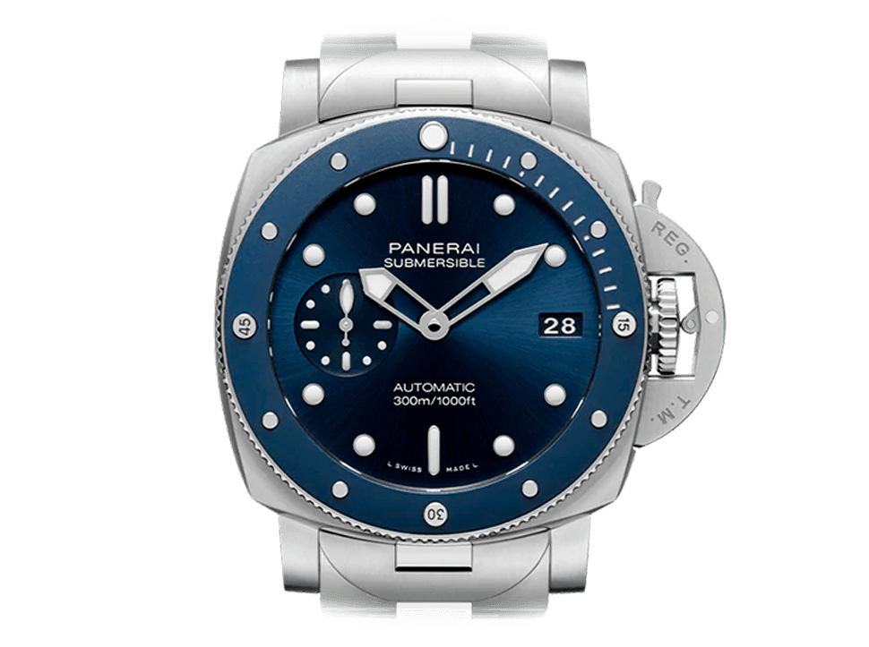 Buy original Panerai Submersible Blu Notte PAM01068 with Bitcoin!