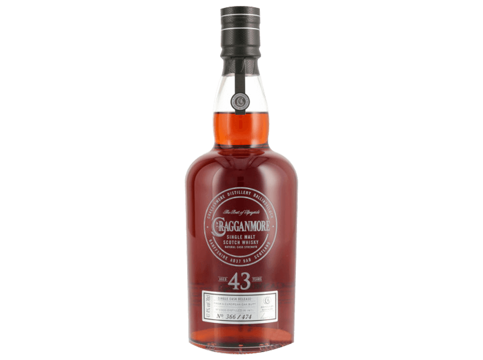 Buy original Whiskey Cragganmore 43 YO with Bitcoin!