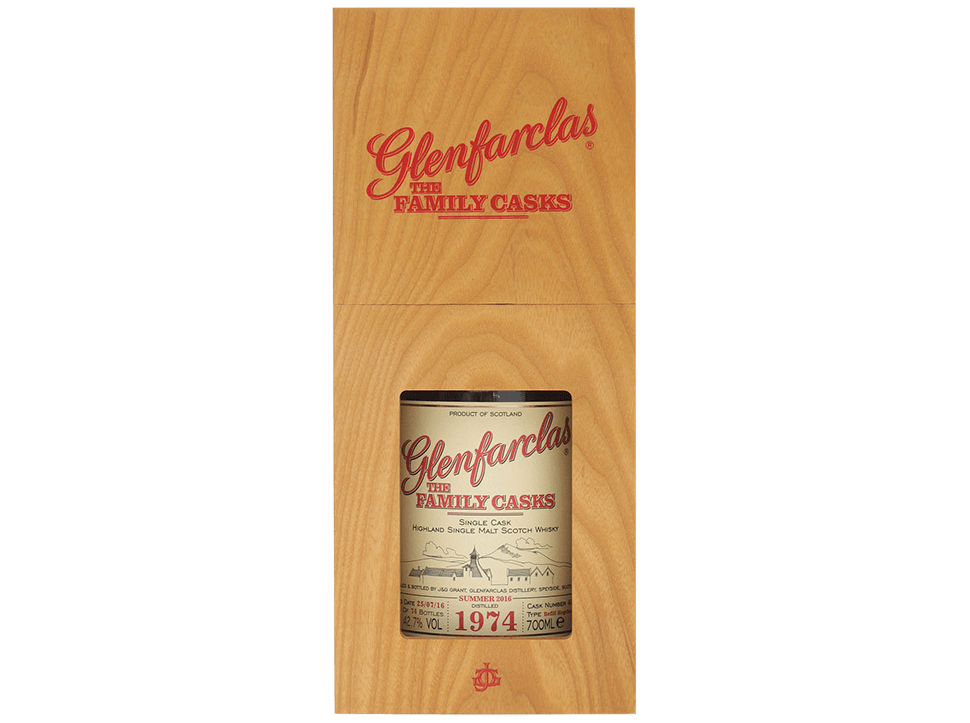 Buy original Whiskey Glenfarclas Vintage 1974 Summer 2016 with Bitcoin!