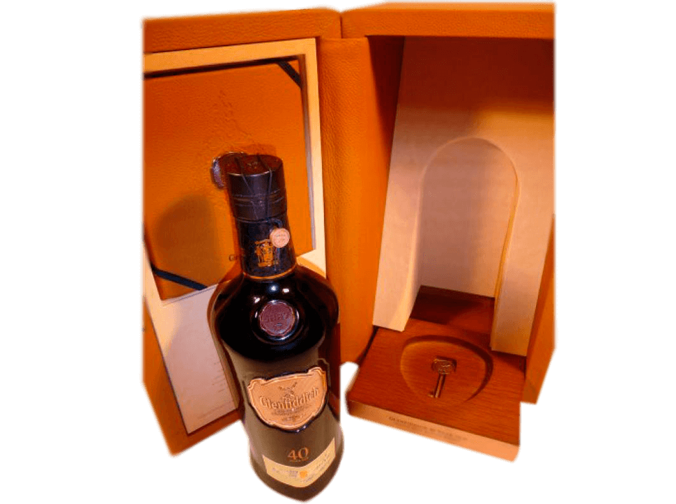 Buy original Whiskey Glenfiddich 40 years with Bitcoin!