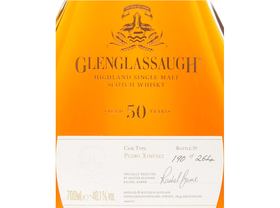 Buy original Whiskey Glenglassaugh 50 Years 2021 with Bitcoin!