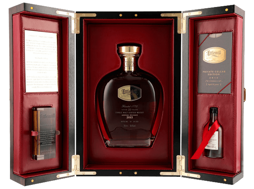 Buy original Whiskey Littlemill 25 YO Single Malt with Bitcoin!