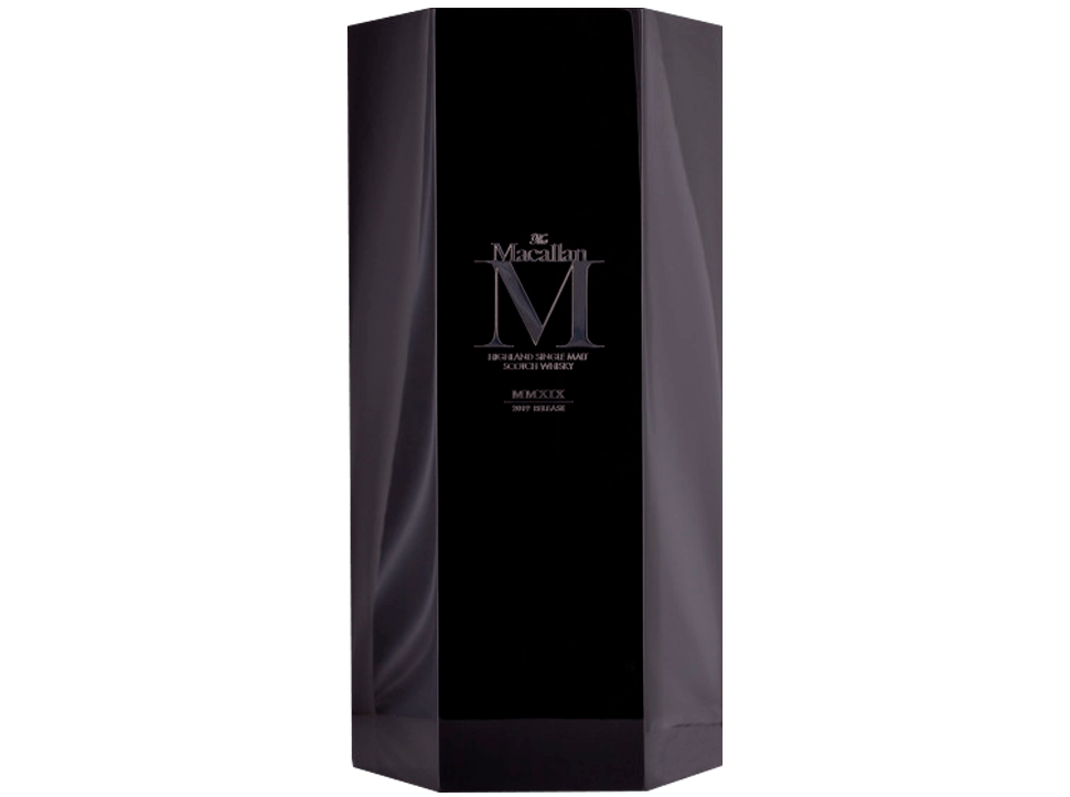 Buy original Whiskey Macallan M Decanter Release 2019 MMXIX with Bitcoin!