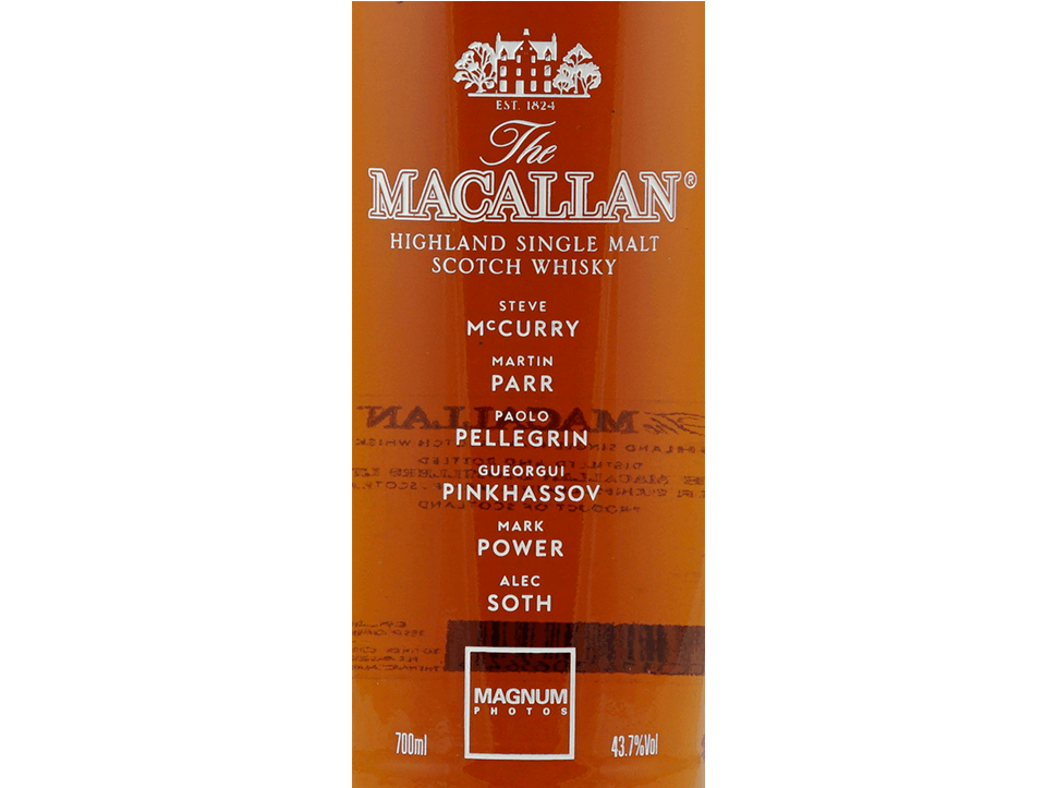 Buy original Whiskey Macallan Masters of Photography Magnum Edition with Bitcoin!