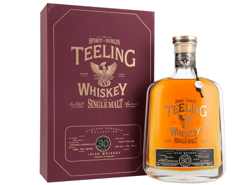 Buy original Whiskey Teeling 30 YO Vintage Single Malt Irish with Bitcoin!