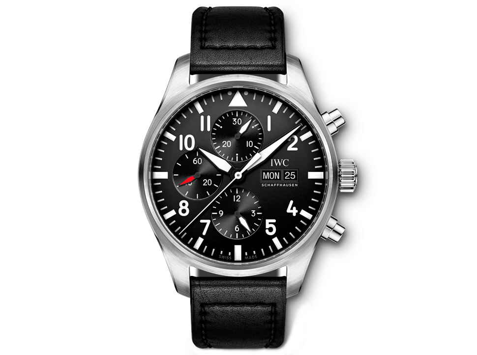 Buy original IWC PILOT'S WATCH CHRONOGRAPH IW377709 with Bitcoins!