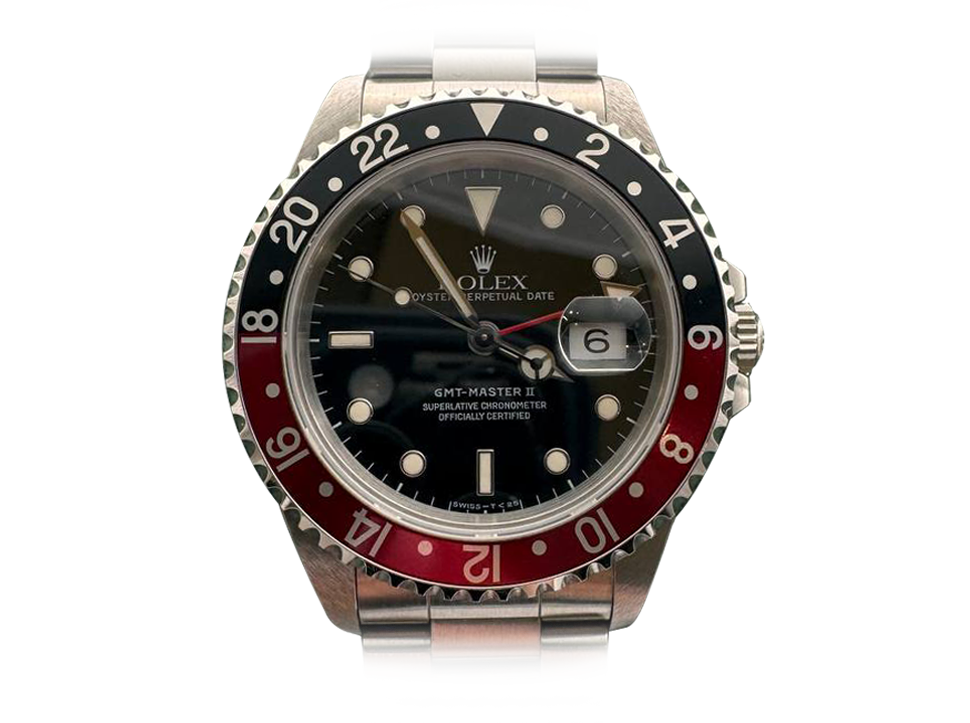 Buy original Rolex GMT Master II 16710 with Bitcoin!