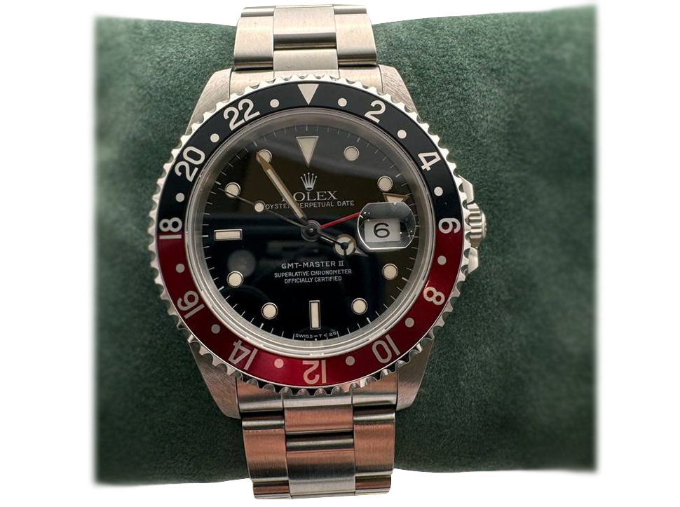 Buy original Rolex GMT Master II 16710 with Bitcoin!