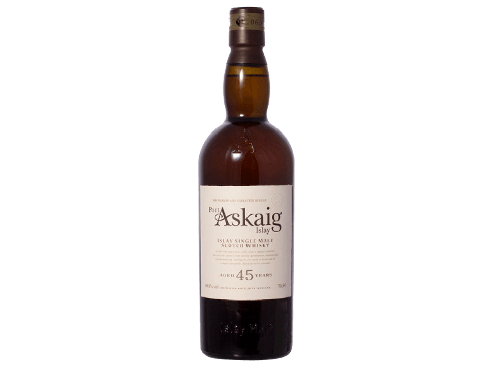 Buy original Whiskey Port Askaig 45 YO Islay Single Malt with Bitcoin!