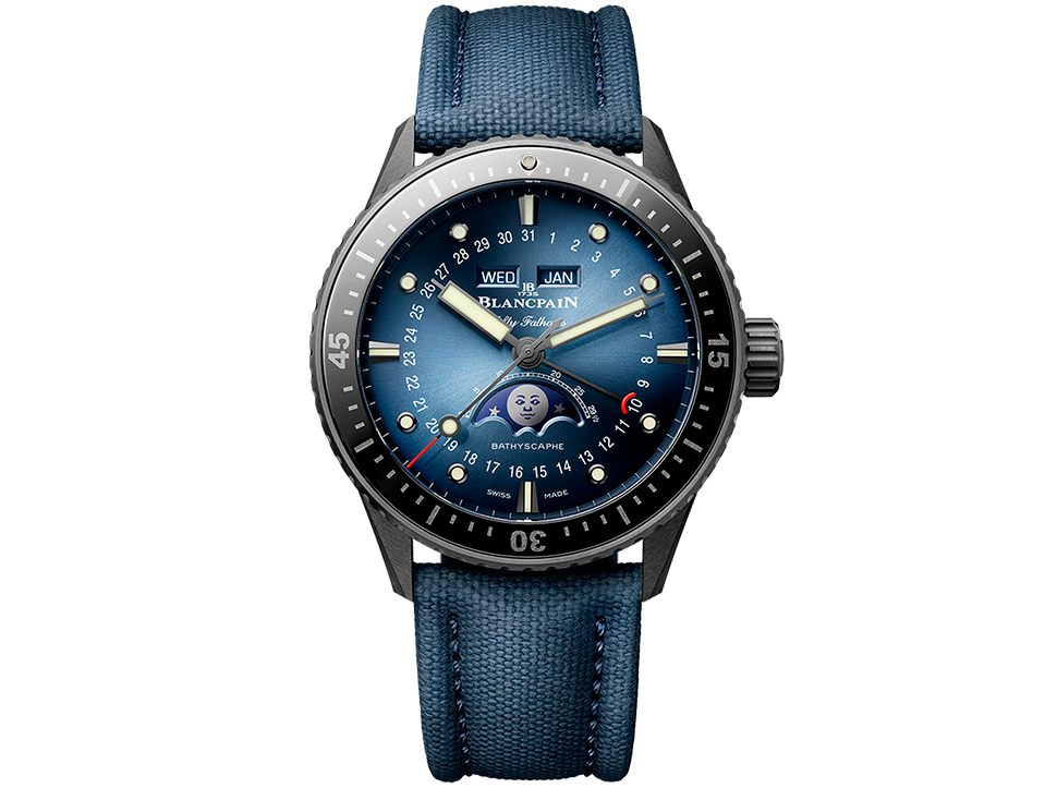 Buy original Blancpain Fifty Fathoms Bathyscaphe 5054 0140 O52A with Bitcoins!