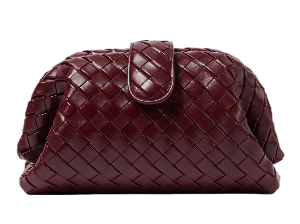 Buy original Bottega Veneta Lauren 1980 Intrecciato leather clutch with Bitcoins!