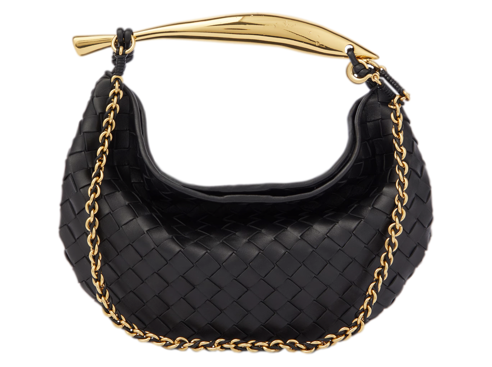 Buy original Bottega Veneta Sardine Chain Intrecciato leather shoulder bag with Bitcoins!