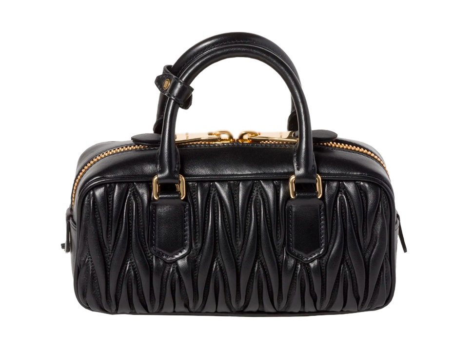 Buy original Miu Miu Arcadie bag black with Bitcoins!