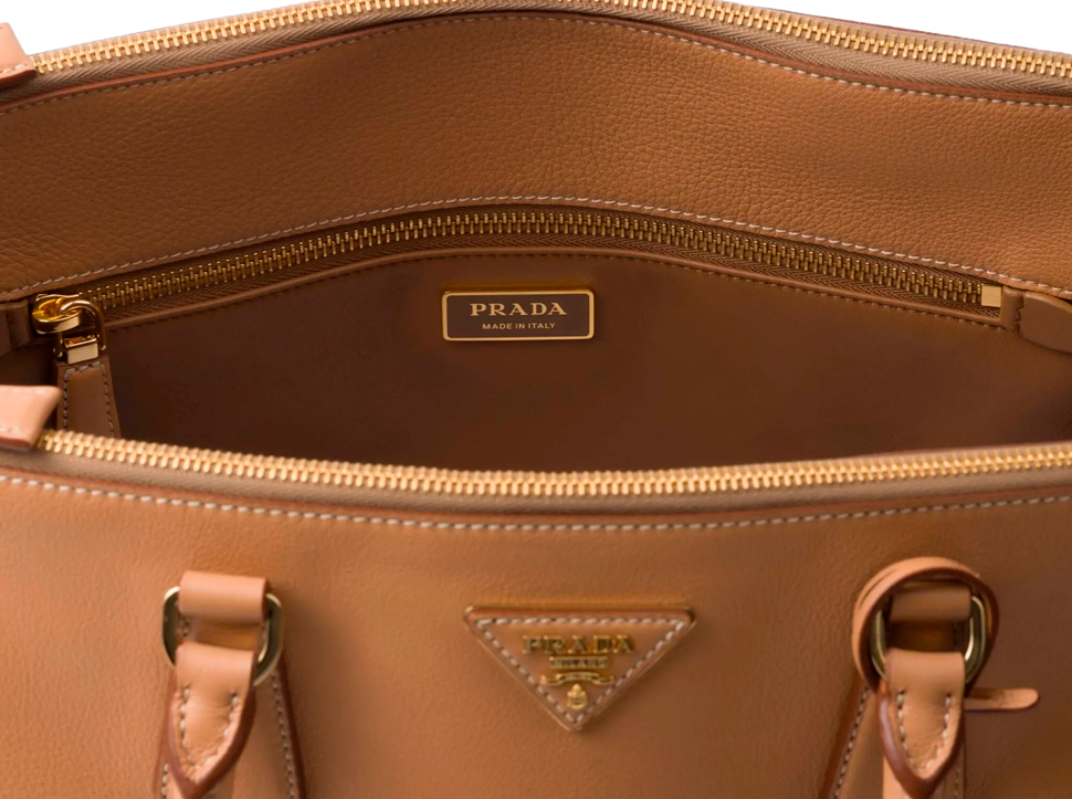 Buy original Prada extra large Galleria leather bag with Bitcoins!