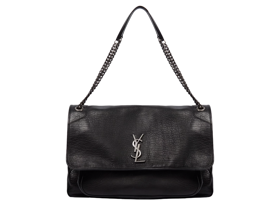 Buy original Saint Laurent Niki Jumbo leather shoulder bag with Bitcoins!