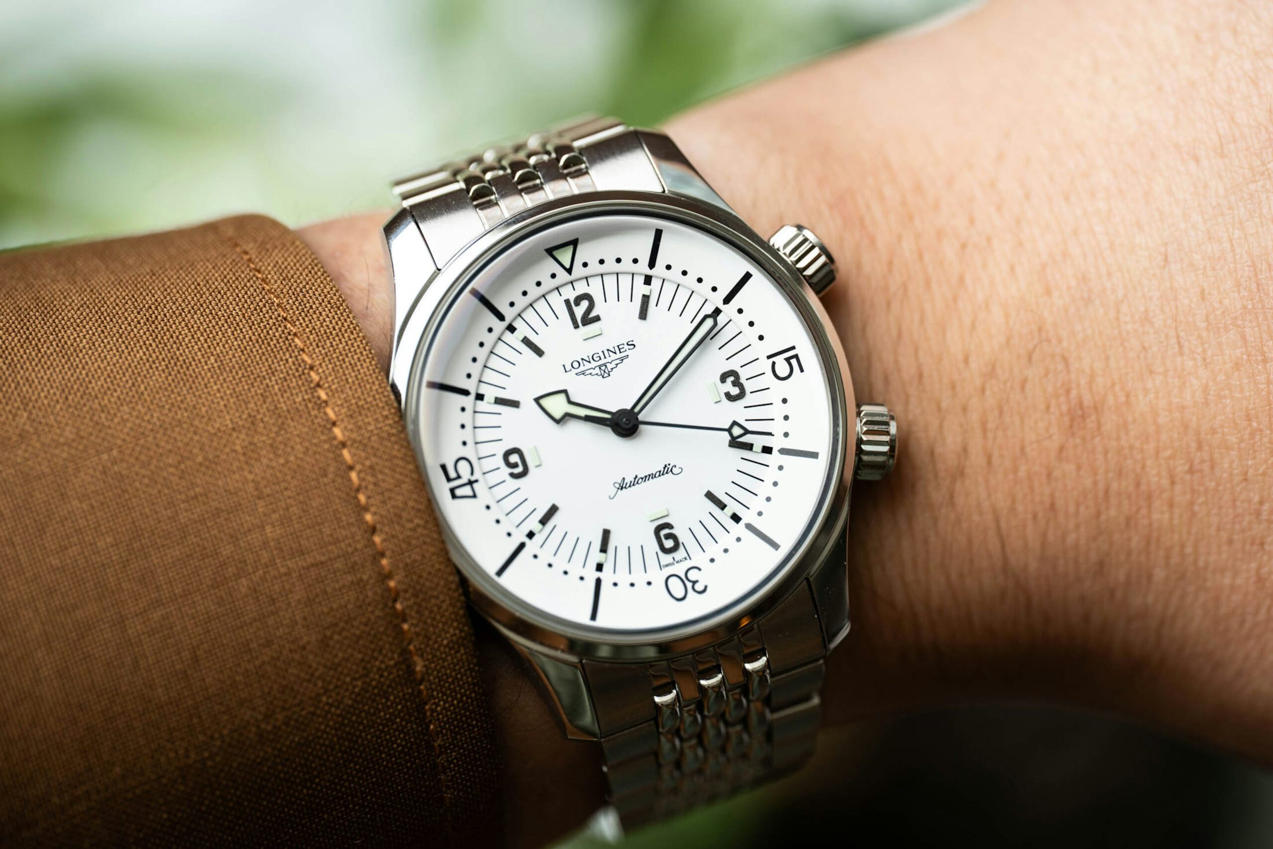 Hands-On The Longines Legend Diver Gets A Summer-Ready White Dial