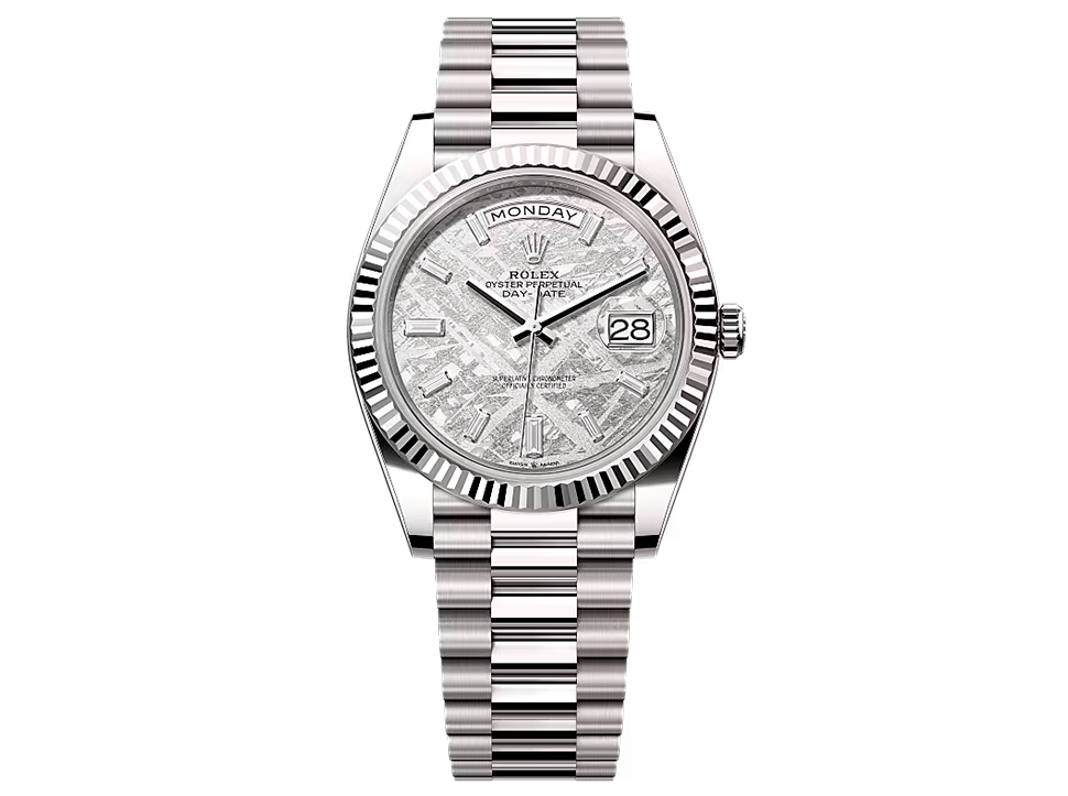 Buy original Rolex Day-Date 40 228239-0055 with Bitcoin!