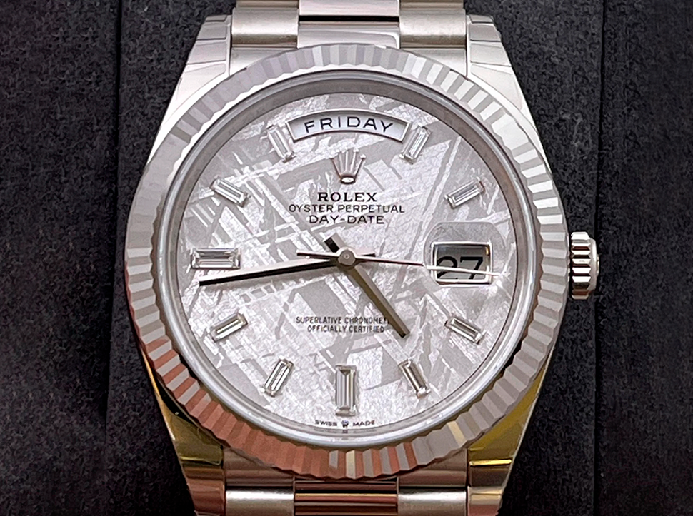 Buy original Rolex Day-Date 40 228239-0055 with Bitcoin!
