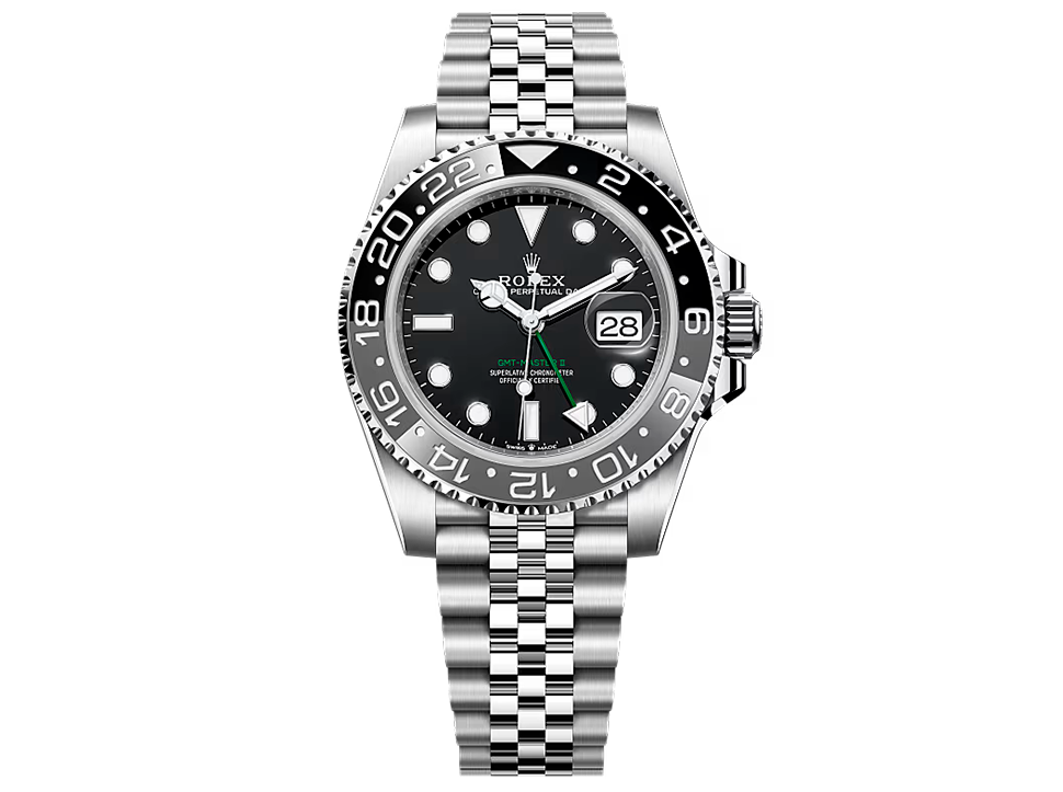 Buy original Rolex GMT-Master II 126710grnr-0003 with Bitcoin!