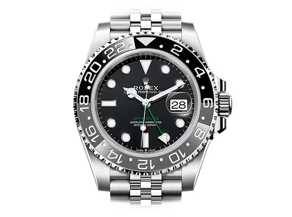 Buy original Rolex GMT-Master II 126710grnr-0003 with Bitcoin!