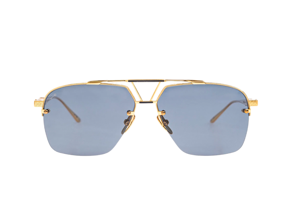 Buy original Leisure Society Presidio geometric-frame sunglasses with Bitcoins!