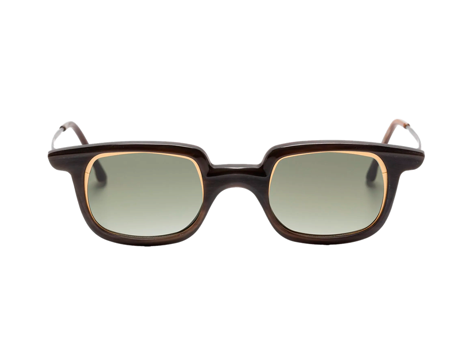 Buy original Rigards x Ziggy Chen rectangle-frame sunglasses with Bitcoins!