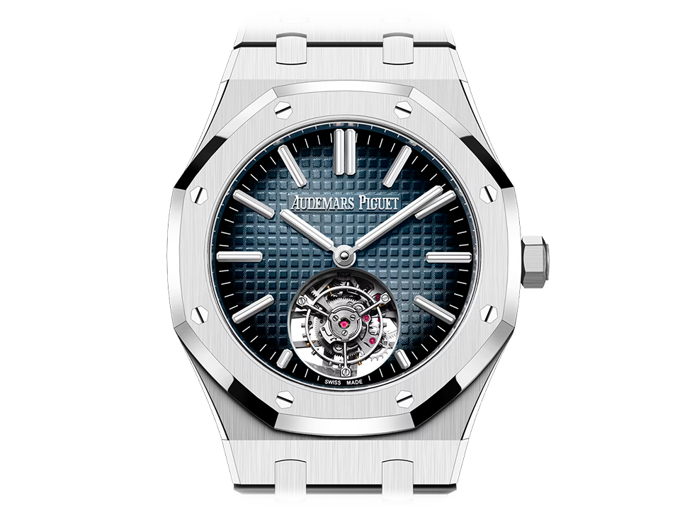 Buy original audemars piguet Royal Oak Selfwinding Flying Tourbillon 26730ST.OO.1320ST.02 with Bitcoin!