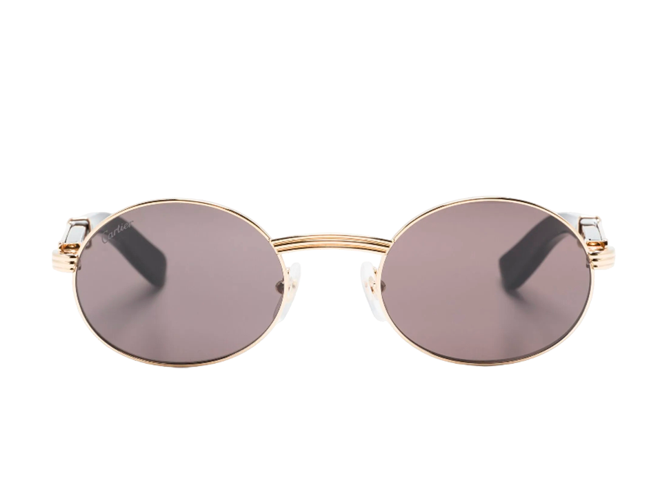 BitDials Cartier Eyewear Giverny oval-frame sunglasses-buy-with-bitcoin